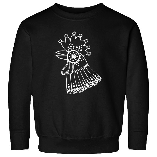 Chicken Lover Aztec trival Rooster urban design Sweatshirts