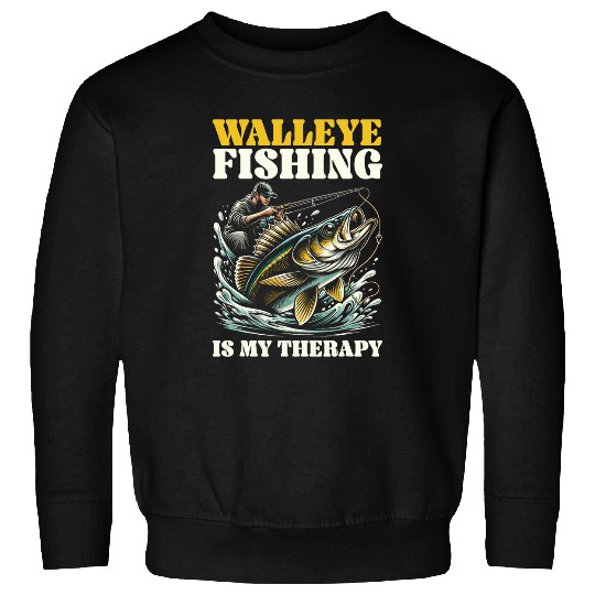 Walleye Fishing Fish Catcher Fisher Fisherman Sweatshirts