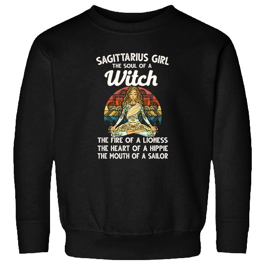 November December Birthday Zodiac sign Sagittarius girl Sweatshirts
