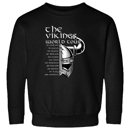 Viking World Tour Gift Viking Walhalla Odin Sweatshirts
