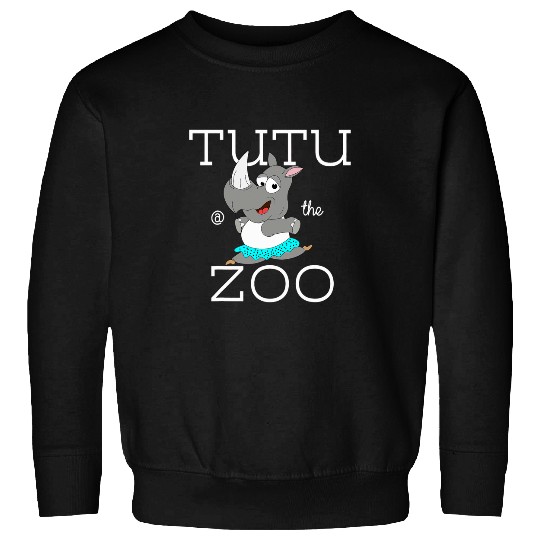 Cute TuTu in the Zoo Ballet Dance Zoo Animals Kids Mom Dad 1 Sweatshirts