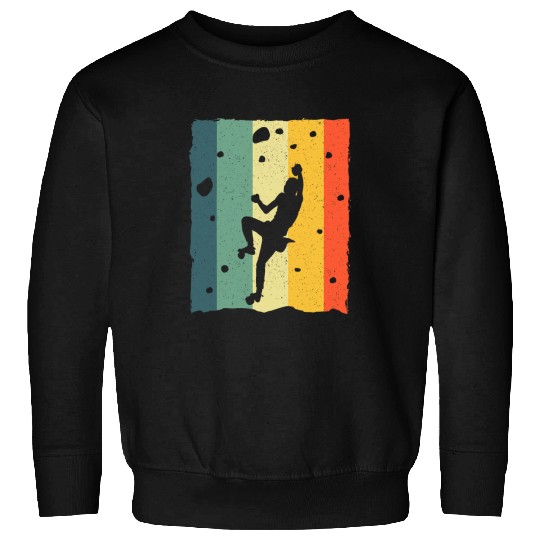 Cool Bouldering For Men Women Boulderer Mountain Climber Sweatshirts