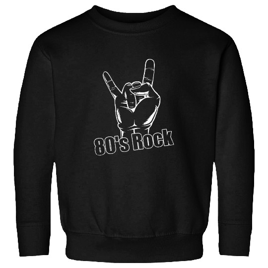 80s 90s Rock Band Rocker Concert Audience Hand Music Sweatshirts