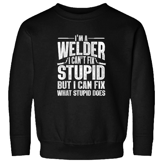Cool Welding Art For Men Women Welder Iron Worker Pipeliner 2 Sweatshirts