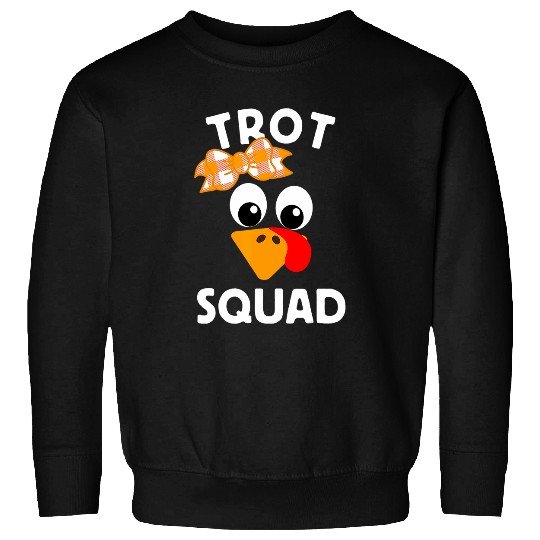 Thanksgiving Running Turkey Trot Squad Sweatshirts