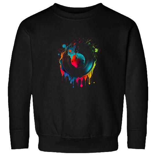 80s music vinyl vintages retro music gift 23 Sweatshirts
