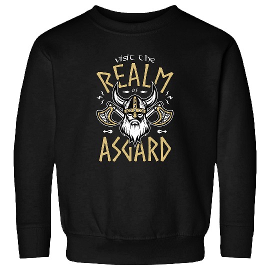 Visit the Realm Of Asgard Viking Warriors Norse Mythology Sweatshirts