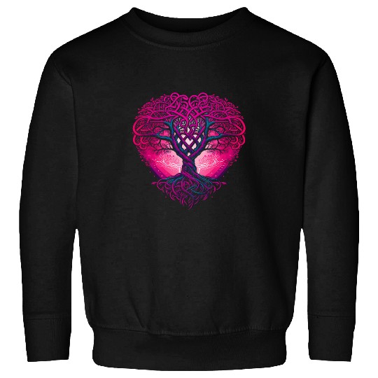Viking Yggdrasil Celtic Tree Of Life Tree Art Sweatshirts