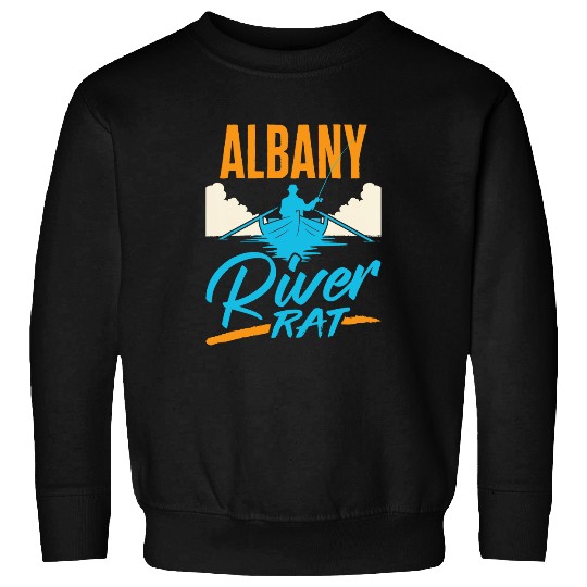 Albany River Rat Rafting Canoeing Fishing Boating Sweatshirts