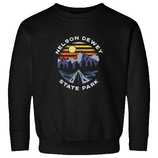 Nelson Dewey State Park Wisconsin Vacation Camping Souvenir Sweatshirts
