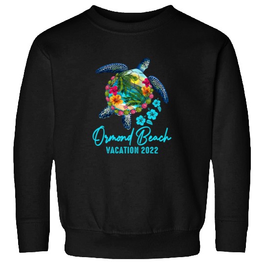 Turtle Pet Ormond Sea Turtle Florida Matching Family Vacation Sweatshirts