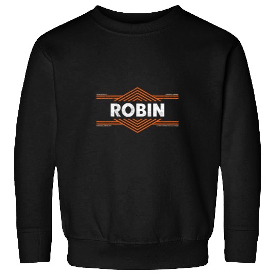 Lacrosse Gift Clothing With Your Name For People Called Robin Sweatshirts