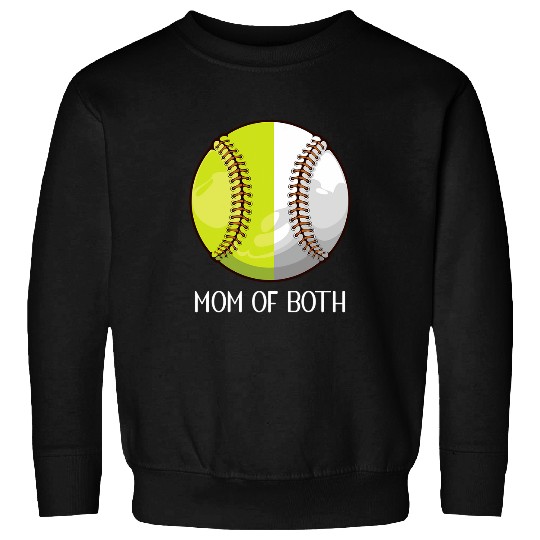 Game Day Mom Of Both Baseball Mom Softball Mom Life Sweatshirts