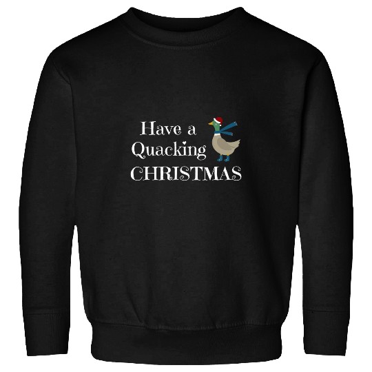Duck Pet Quacking Christmas Cracking xmass Gift for Sweatshirts