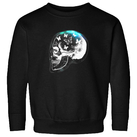 Fairy Grunge Skull Fairycore Skeletons Butterfly Aesthetic Sweatshirts