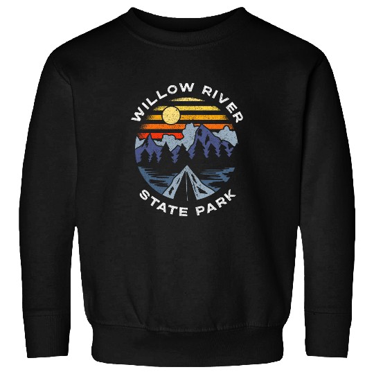 Willow River State Park Wisconsin Vacation Camping Souvenir Sweatshirts