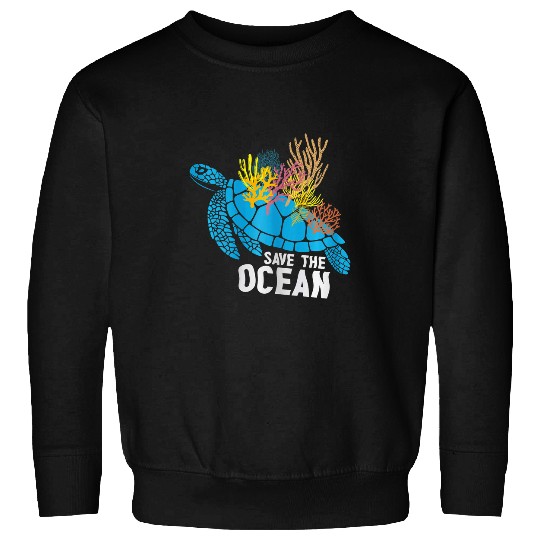 Turtle Pet in sea ocean graphics plus size vacation holidays Sweatshirts