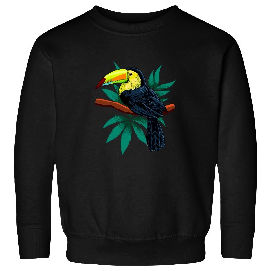 Lacrosse Gift Bird of paradise 2drawing of toucan Sweatshirts