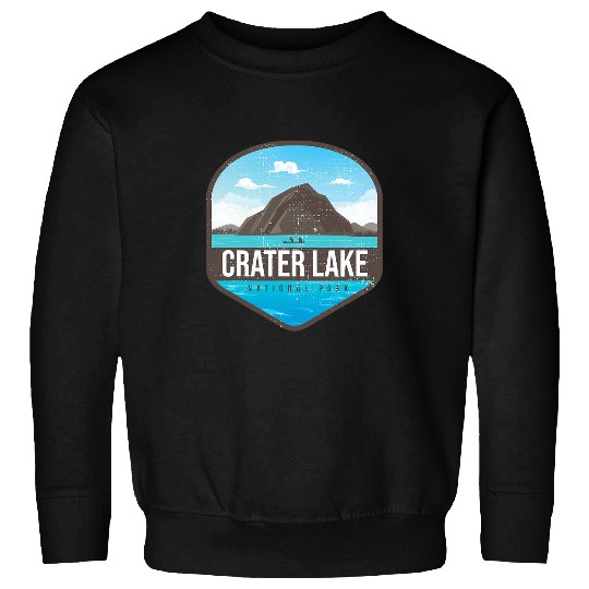 Crater Lake National Park Oregon Mount Mazama Hiking Camping Sweatshirts