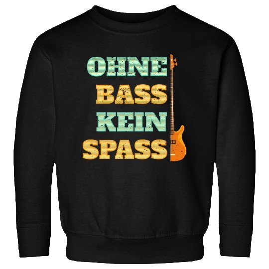 Bass Guitar without Bass No Fun Music Bassist Rock Music Sweatshirts