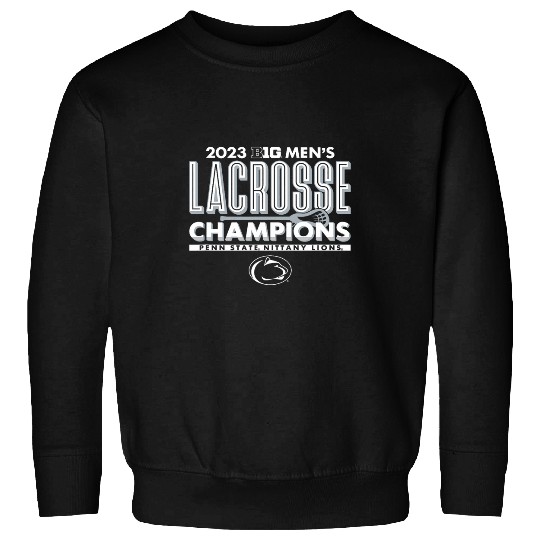 Penn State Nittany Lions Big Ten Champs Mens Lacrosse 1 Sweatshirts