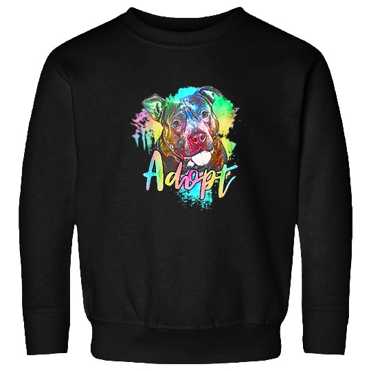 Pitbull Rescue Dog Adopt Dont Shop Save Pitbulls Sweatshirts