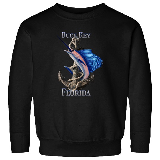 Duck Pet Key Florida Swordfish Marlin Ocean Fishing Sweatshirts