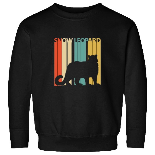 Cute Snow Leopard Safari Zoo Animal Art Sweatshirts