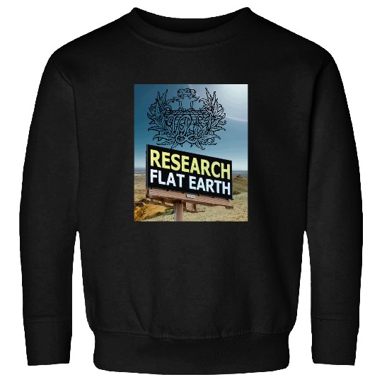 Penguin Pet Research Flat Earth IPS Penguin Billboard Sweatshirts