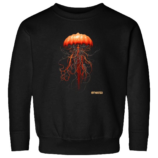 Otherworldly Medusae Cosmic Gateway Abstract Jellyfish Sweatshirts