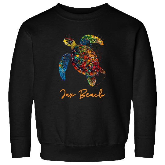 Turtle Pet Jax Beach Florida Vacation Jacksonville FL Sea Turtle 7 Sweatshirts