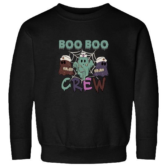 Boo Boo Crew ghosts Doctor Paramedic nurses Halloween Sweatshirts