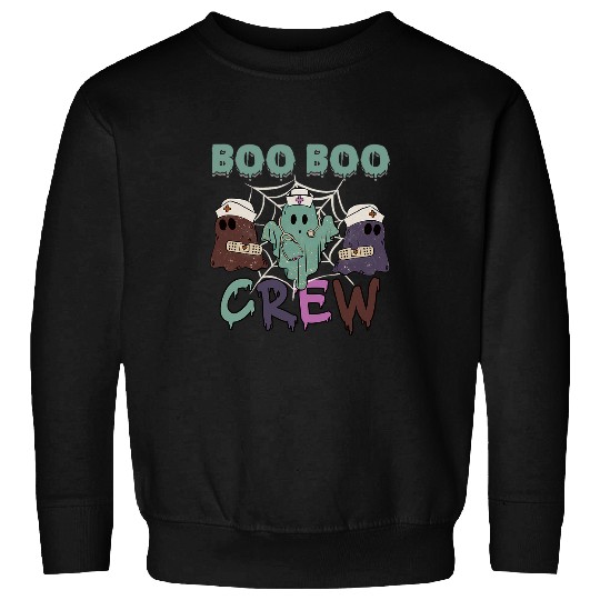 Boo Boo Crew ghosts Doctor Paramedic nurses Halloween Sweatshirts