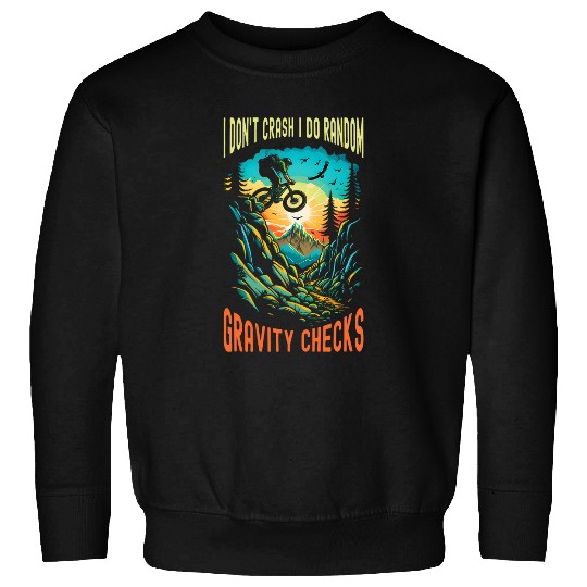 Retro Bike Life Master of Gravity Checks Sweatshirts