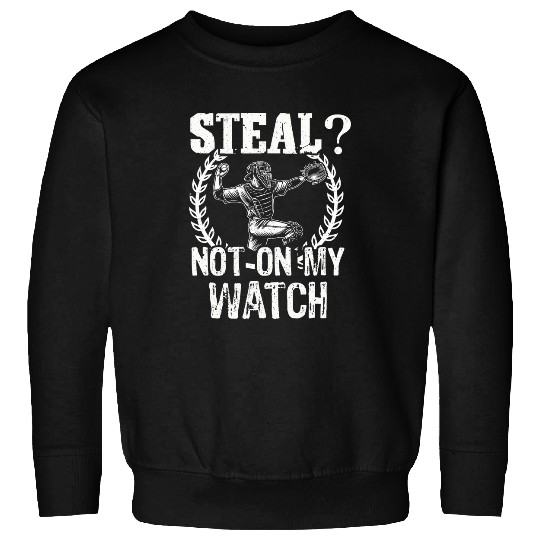 Backstop Funny Baseball Catcher Sweatshirts