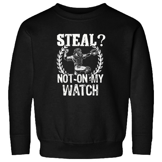 Backstop Funny Baseball Catcher Sweatshirts