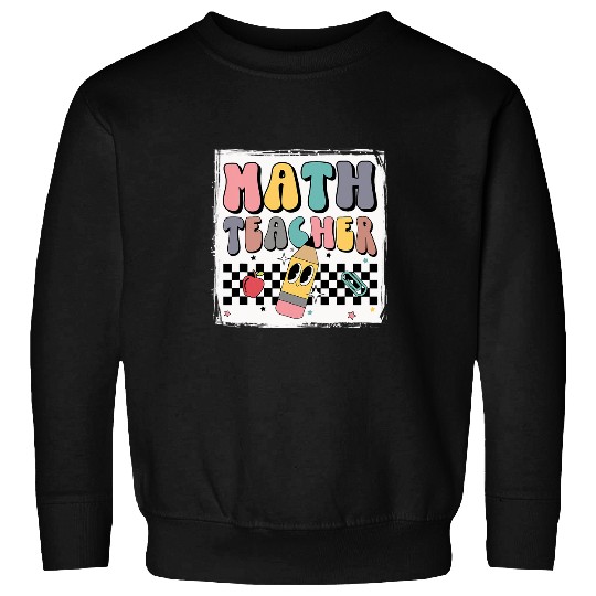Bleached Math Teacher Team Math Squad Back To School 2 Sweatshirts