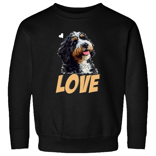 Bernedoodle Dog Breed Pet LOVE Sweatshirts