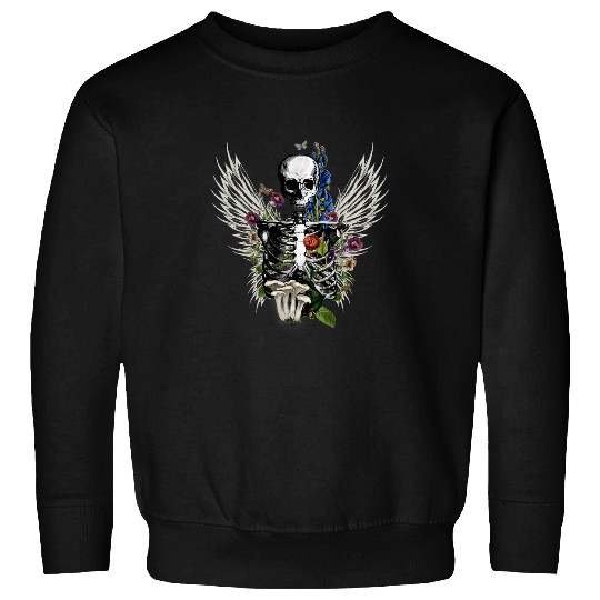 Fairy Grunge Fairycore Aesthetic Skeletons Butterfly Gothic 21 3 Sweatshirts