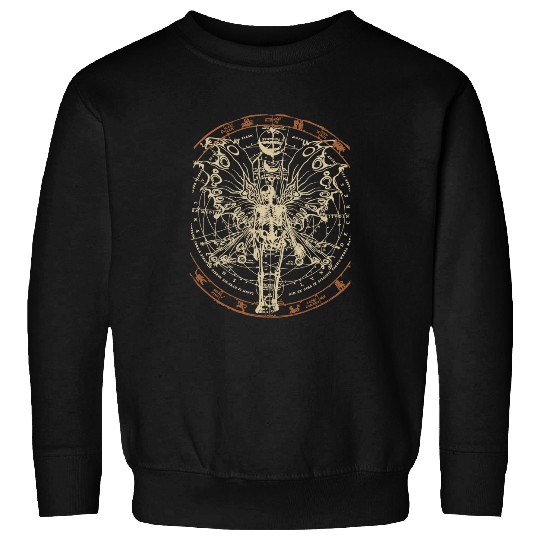 Fairy Grunge Fairycore Aesthetic Skeletons Butterfly Gothic 25 Sweatshirts