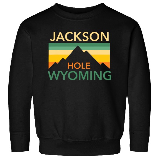 Retro Jackson Hole Wyoming vintages Hiking Mountains Pride Sweatshirts