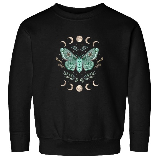 Fairy Grunge Fairycore Aesthetic Goth Luna Moth Butterfly Sweatshirts