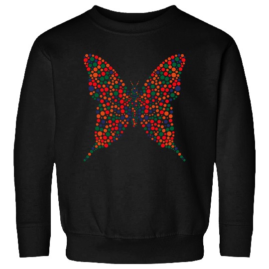 Butterfly International Dot Day Colorful Monarch Insect Sweatshirts