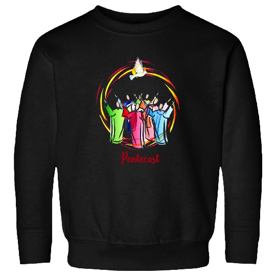 Pentecost Doves Tongues Fires Flame Holy Spirit Catholic 1 Sweatshirts