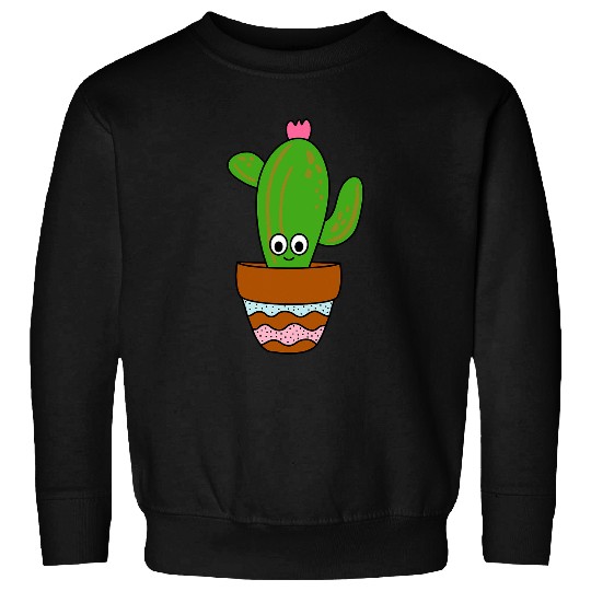 Cute Saguaro In Terracotta Pot Sweatshirts