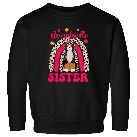 Bernedoodle Sister Cute Bernedoodle Sunglasses Mothers Day Sweatshirts