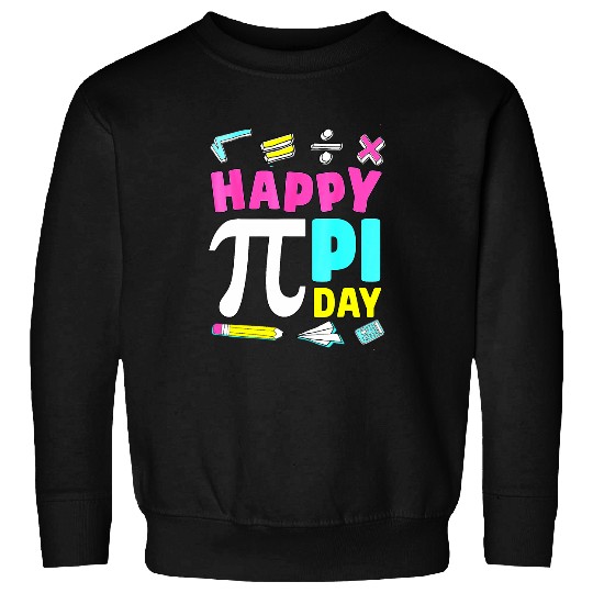 Happy Pi Day   Girls Women Math Geek Sweatshirts