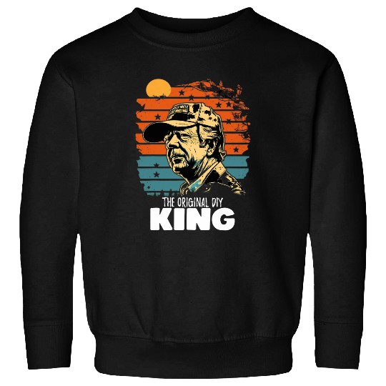 vintages Jimmy Carter The Original DIY King Presidents Day Sweatshirts