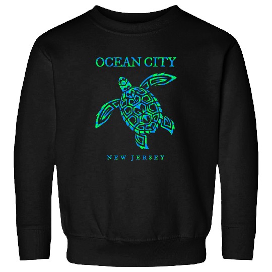 Turtle Pet Ocean City New Jersey Sea Turtle Boys Girls Toddler Sweatshirts