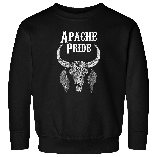 Apache Pride Tribe Chiricahua Native American Indian Buffalo Sweatshirts
